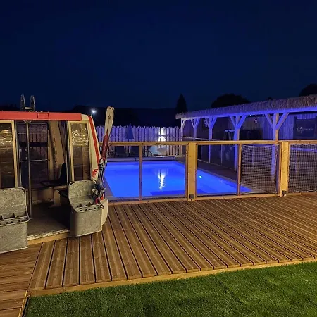 Cozy & Premium Comfort Sauna, Spa, Airco, Piscine Alpehytte Anould