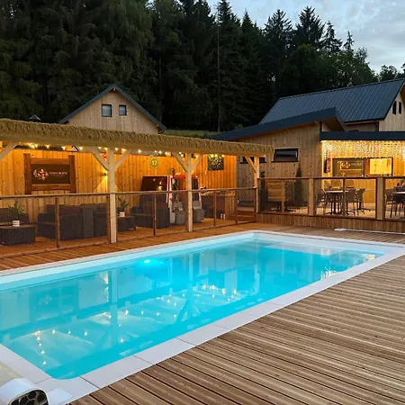 Alpehytte Cozy & Premium Comfort Sauna, Spa, Airco, Piscine Anould